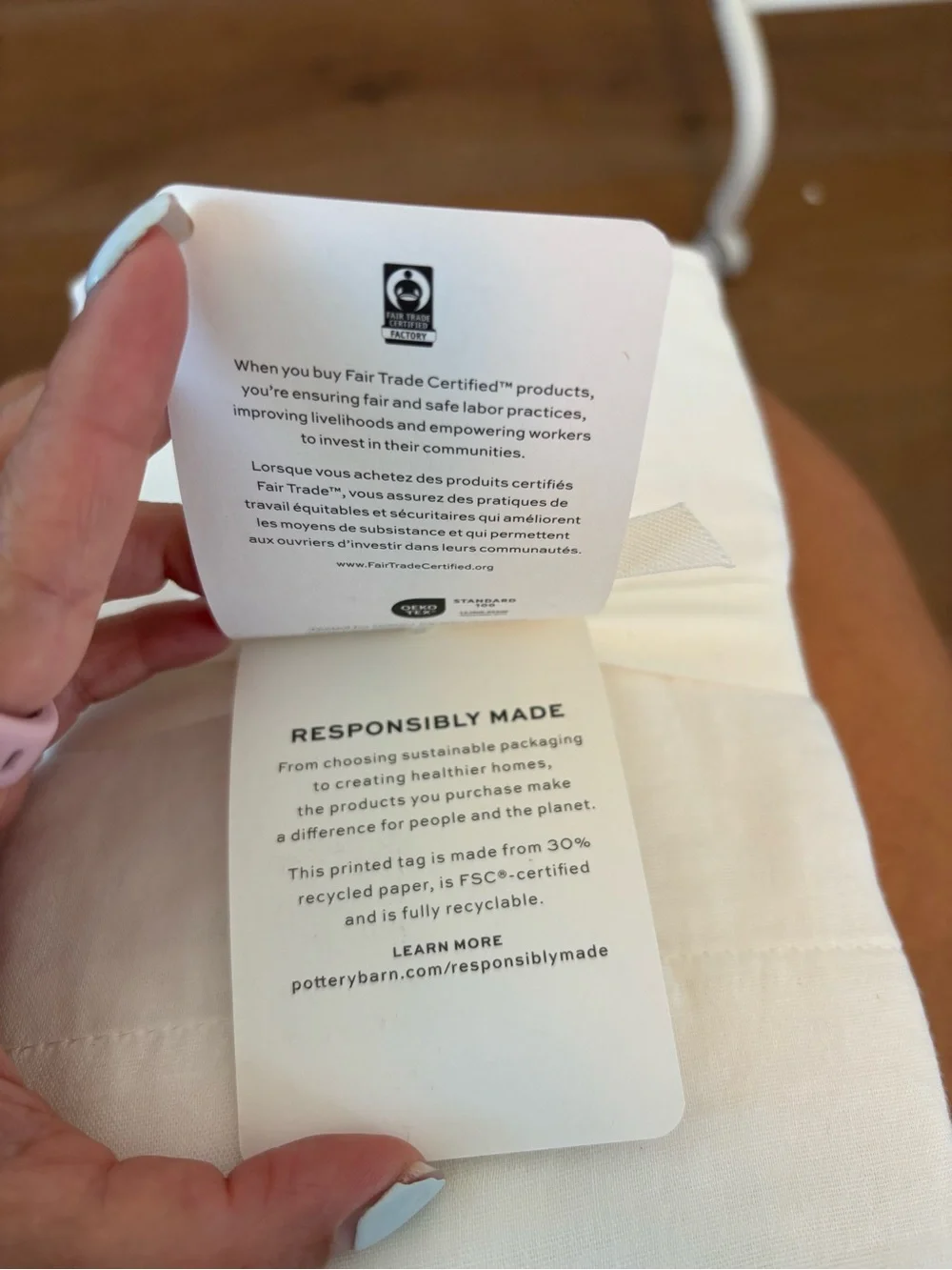 Pottery Barn | 100% Cotton| Standard Pillowcases | NWT